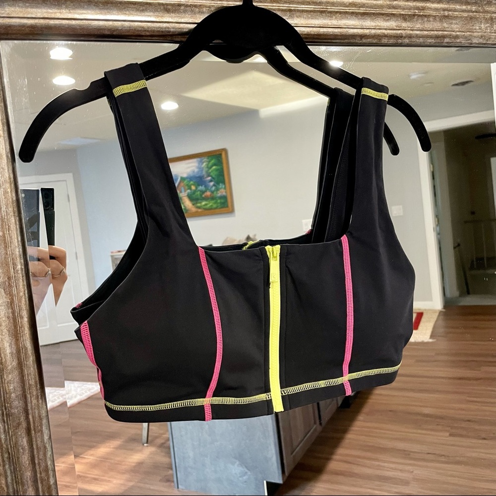 Buffbunny Dive Zip Sports Bra black/multi Sz L